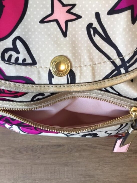 Coach Poppy Kyra Floral F19284 Backpack Shoulder Purse and Wristlet w/Hangtags main image 2